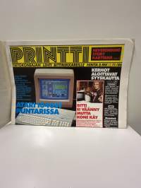 Printti 1986 no.11  Tietokoneajan lehti Bittinikkareille.