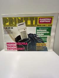 Printti 1986 no.18  Tietokoneajan lehti Bittinikkareille.