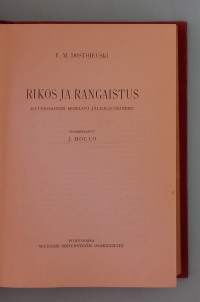 Rikos ja rangaistus.  ( Klassikko, 20-luku )