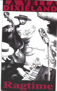 La Vella Dixieland Ragtime  mainoskortti  fanikortti ihailijakortti