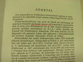 Finlands ridderskaps och adels kalender 1974 -aateliskalenteri