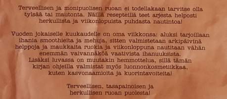 Healty Kitchen - Hyvää oloa keittiöstä.  ( Ruokaohjeet, ravinto, kosmeettiset tuotteet, terveysvaikutukset )