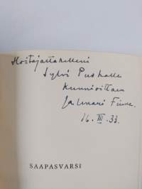 Saapasvarsi (signeerattu, tekijän omiste)