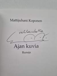 Ajan kuvia : runoja (signeerattu)