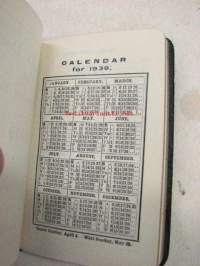 Colman&#039;s diary for 1939 -sinappivalmistajan vuosikalenteri