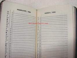Colman&#039;s diary for 1939 -sinappivalmistajan vuosikalenteri