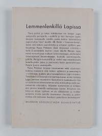 Lemmenlenkillä Lapissa