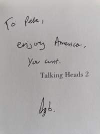 Talking Heads 2 (signeerattu)
