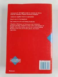Chambers dictionary of synonyms and antonyms