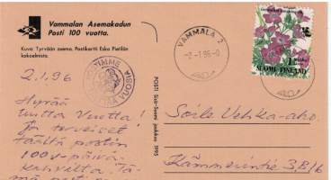 Vammalan Asemakadun posti 100v.