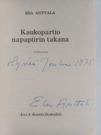 Kaukopartio napapiirin takana (signeerattu, tekijän omiste)