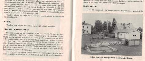 Osuusteurastamo Itikka. Toimintakertomus vuodelta 1956. l