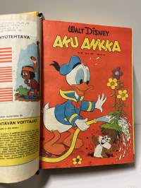 Aku ankka 1978 vuosikerta. Pääsääntöisesti loistokuntoinen, mutta muutama pieni taitos ja no 27 pieni repeämä kannen alaosassa.