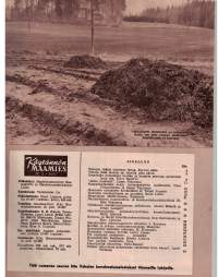 Käytännön maamies, n:o 5 / 1957. Ojitusohjeita nuoren naudan lihan puutteeseen ja heinäkorjuutyö kalustosta Pälkäneen maatalousoppilaitokseen.YM.Sivuja 48.