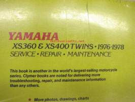 Yamaha XS360 &amp; XS 400 Twins 1976-1978 Service-repair-maintenance -huolto-ohjekirja