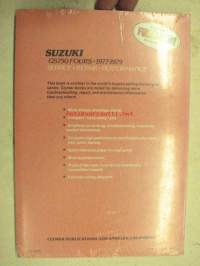 Suzuki GS750 Fours 1977-1979 Service-repair-maintenance -huolto-ohjekirja