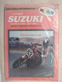 Suzuki GS750 Fours 1977-1980 GS750B, GS750C, GS750EC, GS750N, GS750EN, GS750LN, GS750ET, GS750LT Service-repair-maintenance -huolto-ohjekirja