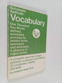Scholastic Aptitude Vocabulary