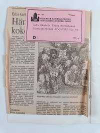 G. F. Händel : Judas Maccabaeus - Helsingin katedraalikuoro ja -orkesteri (käsiohjelma)