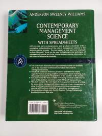 Contemporary Management Science With Spreadsheets