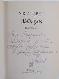 Äidin tyttö (signeerattu, tekijän omiste)