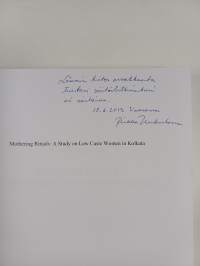 Mothering rituals : A study on low caste woman in Kolkata (signeerattu, tekijän omiste)