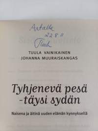 Tyhjenevä pesä - täysi sydän : naisena ja äitinä uuden elämän kynnyksellä (signeerattu, tekijän omiste)