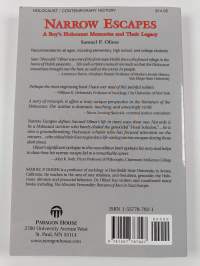 Narrow escapes :  A boy&#039;s holocaust memories and their legacy (signeerattu, tekijän omiste)