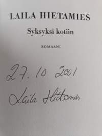 Syksyksi kotiin (signeerattu)