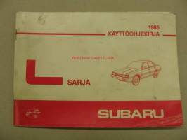 Subaru L-sarja 1985 -käyttöohjekirja