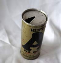 Koff IV A Export  Olut 15x6,5  cm metallia ennen viivakoodia