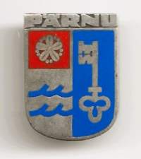 Pärnu - lukkoneulamerkki rintamerkki