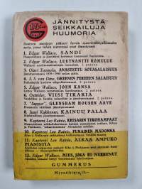 Mies, joka ei nukkunut : uusia seikkailuja Sandin joella