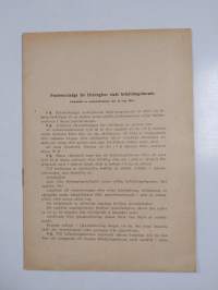 Helsingin kaupungin viranhaltijain eläkesääntö : Kaupunginvaltuuston vahvistama toukokuun 12 päivänä 1943 = Pensionsstadga för Helsingfors stads befattningshavare...
