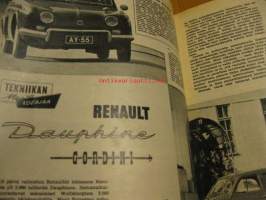 Tekniikan maailma  1960 / 9 Koeajossa Renault Dauphine Gordini