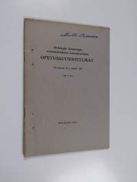 Helsingin kaupungin suomenkielisten kansakoulujen opetussuunnitelmat : hyväksytyt 28 p huhtik 1926