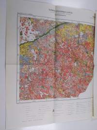 Suomen geologinen kartta - Geological map of Finland - 1:100 000 ; maaperäkartta N. 3133+4111 Ylämaa
