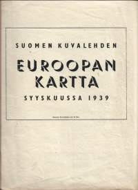 Suomen Kuvalehden Euroopan kartta syyskuussa 1939