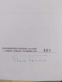 Giacomo Leopardin laulut (signeerattu, numeroitu)