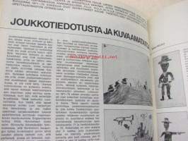 Taide 1972 nr 3, mm. artikkelit Taiteilijan rooli ja yhteiskunta, Politisoikaa taideloulutus, Taiteilijakouluutuksen alennustila, Aimo Kanerva, Mikä on sarjakuvien