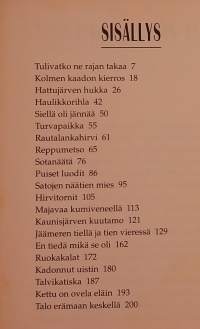 Puiset luodit.  ( Eräkirjallisuus, erätarinat )
