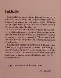 Lauritsalan kartano 1680 - 1986.  (Puuarkkitehtuuri, rakennuskulttuuri, kartanot, herrgårdar, paikallishistoria )