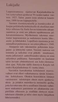 Karjalankulma 1927 - 1997. ( Arkkitehtuuri, rakennushistoria, rakennuskulttuuri )