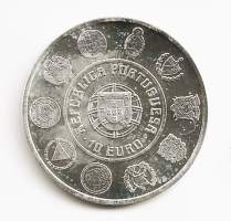 10 Euro 2003 NauticaIbero-America – NavigationHopeaa / silver 27 g (500/1000) pillerissä