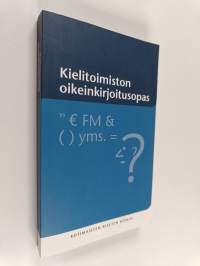 Kielitoimiston oikeinkirjoitusopas