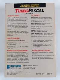 Turbo Pascal : reference manual