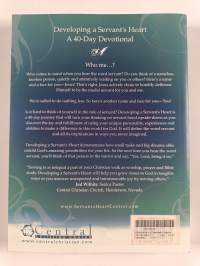 Developing a servant&#039;s heart - A 40-day devotional
