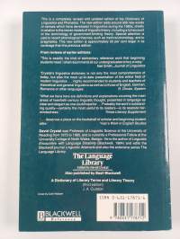 A dictionary of linguistics and phonetics
