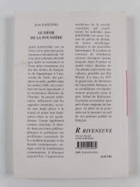 Le désir de la poussière - poèmes