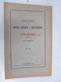 Årsberättelse från Maria sjukhus i Helsingfors för år 1906